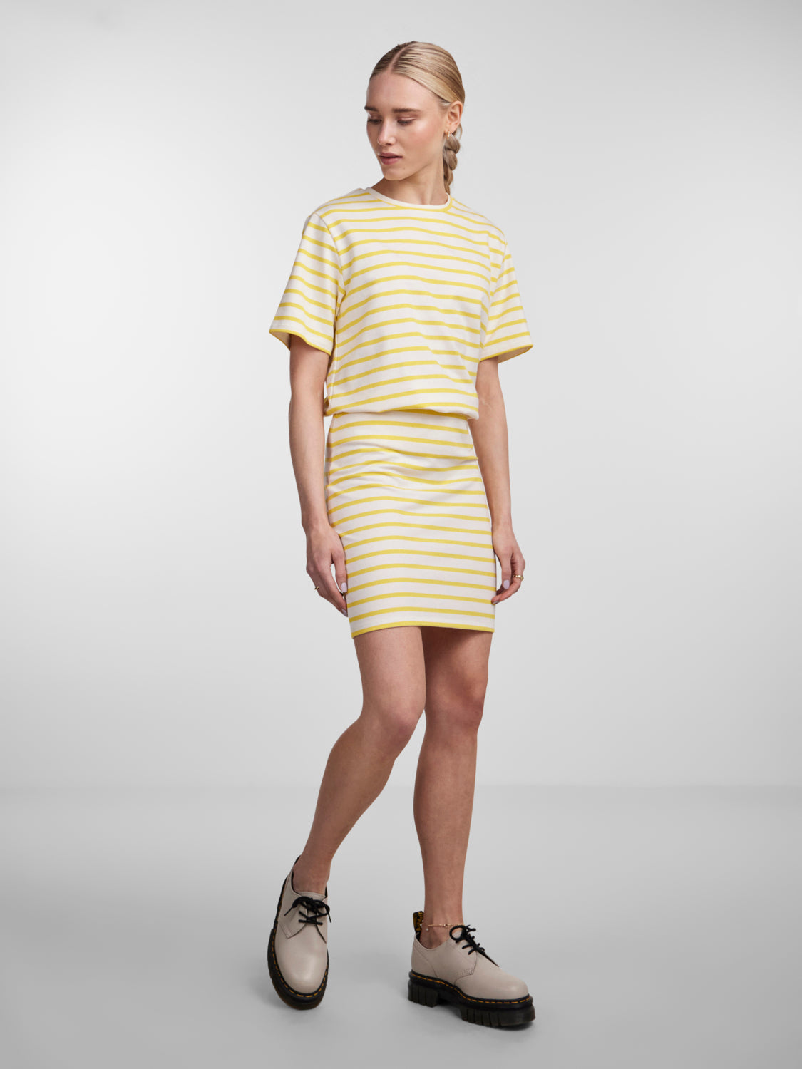 PCBIBBI Skirt - Gul strib